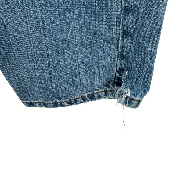 Harley-Davidson Mens Genuine MotorClothes Blue Denim Jeans Size 34x33 Straight - Picture 5 of 10